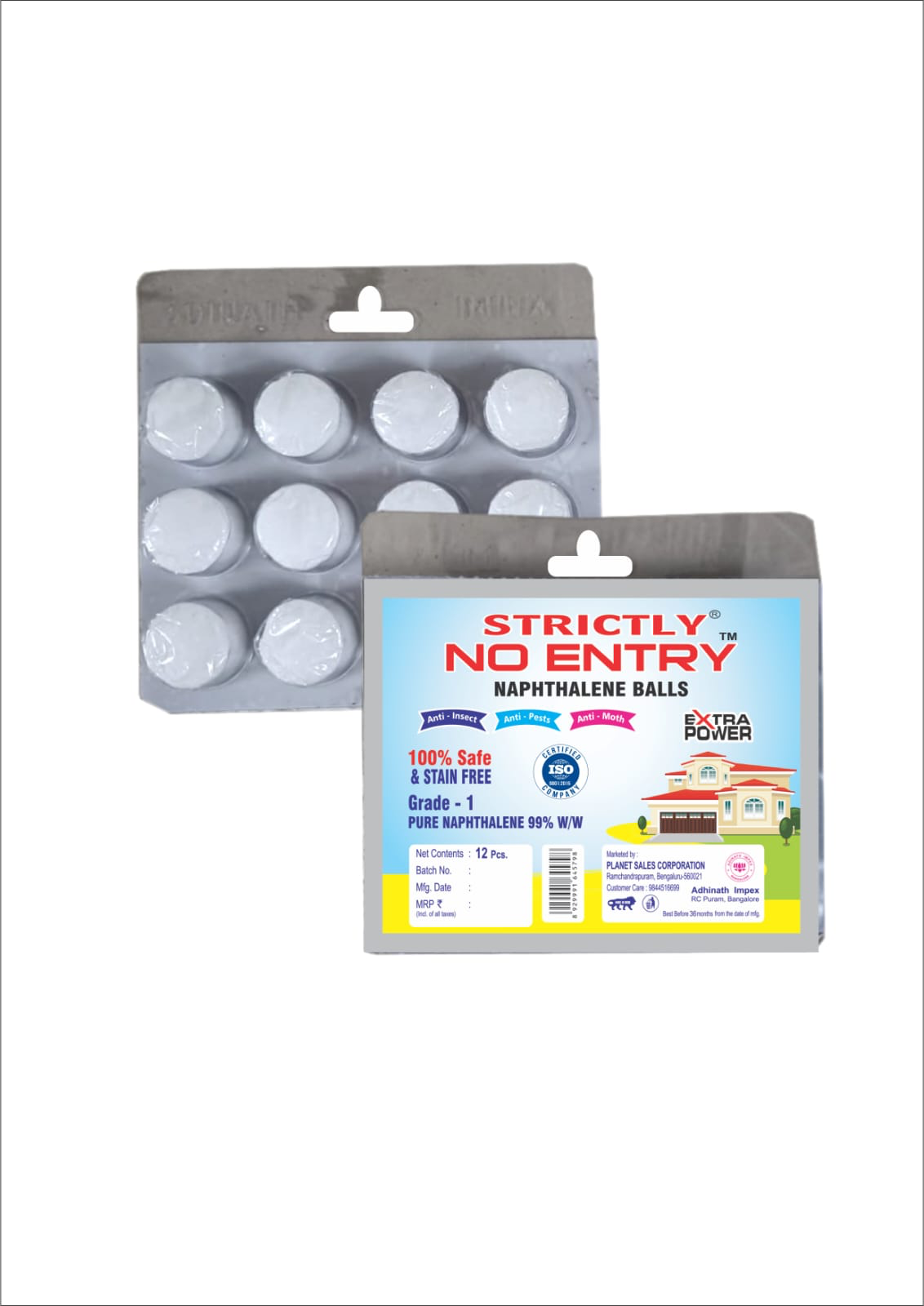 NO ENTRY NAPHTHALENE BALLS (LARGE) service in Bangalore