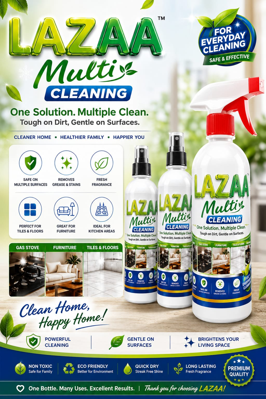 LAZAA MULTI CLEANING SPRAY service in Bangalore