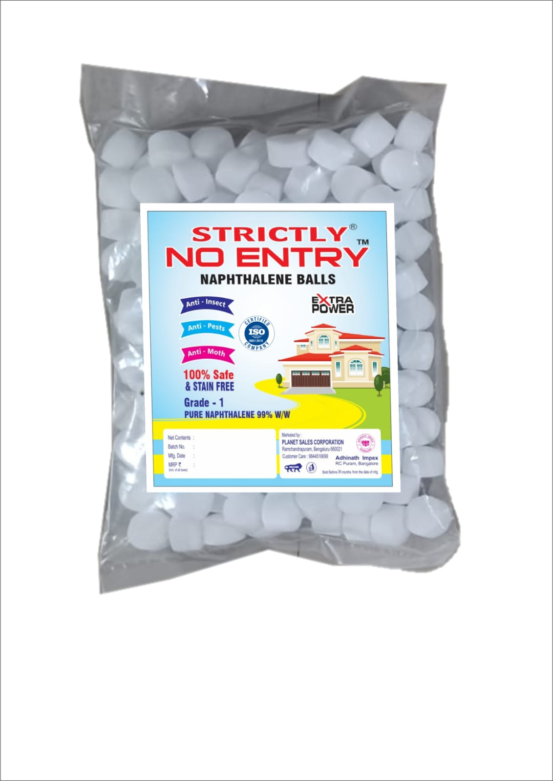 STRICTLY NO ENTRY NAPHTHALENE BALLS service in Bangalore